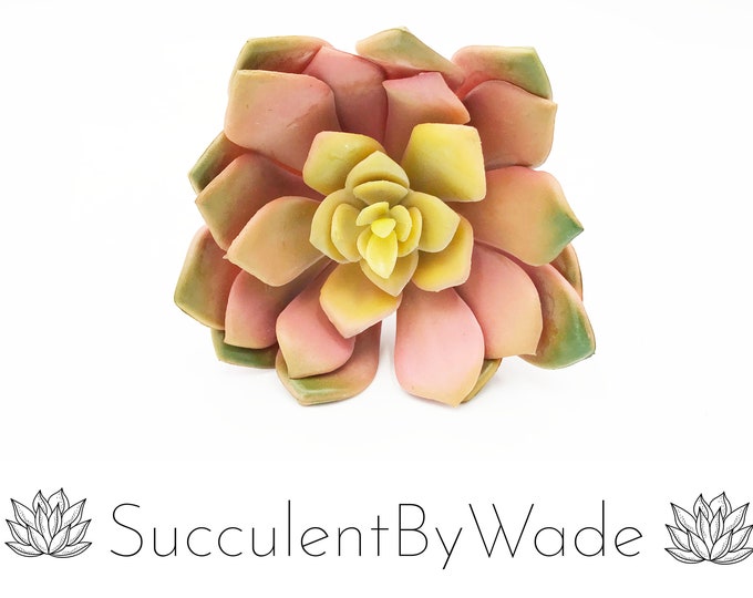 Faux Succulent Pick - Echeveria