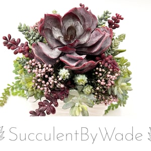 Wunderschönes künstliches Sukkulenten Arrangement
