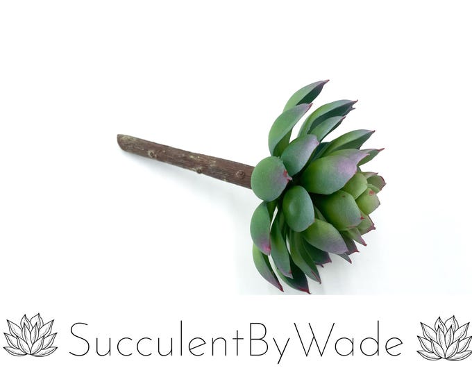 Faux Succulent Pick - Echerveria