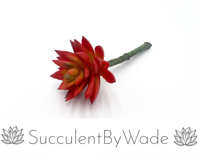 Faux Succulent Pick - Echeveria