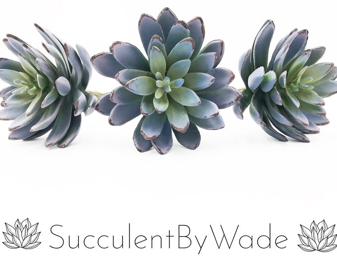 Faux Succulent Pick - Echeveria