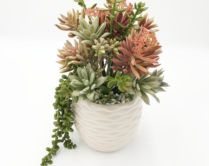 Faux Succulent Pick - Senecio