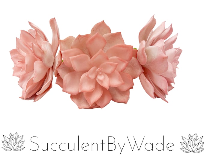 Faux Succulent Pick - Echeveria