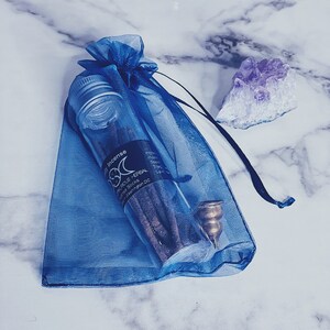 Incense Small Bag with Sticks Holder - Natural Herbal Incense by Epikurious