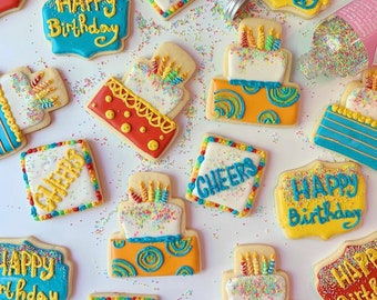 Custom Birthday Cookies