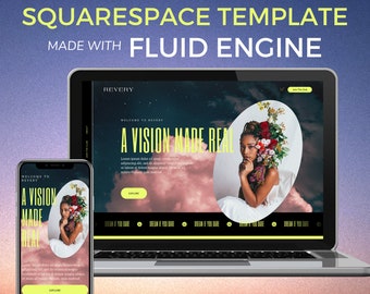 Revery Squarespace Fluid Engine Template for Coaches, Course Creators, Podcasters, Leaders, and Digital Creatives