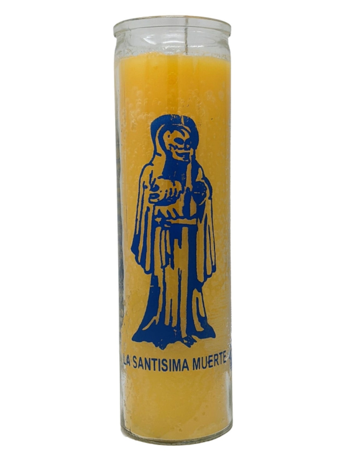 Santa Muerte Candle 7 Day Prosperity Intention Candle Etsy