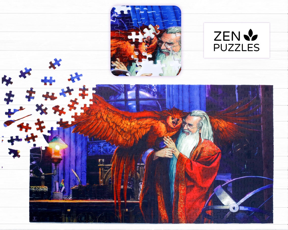 Harry potter Jigsaw Puzzle Jigsaw puzzle for adults 450 Etsy