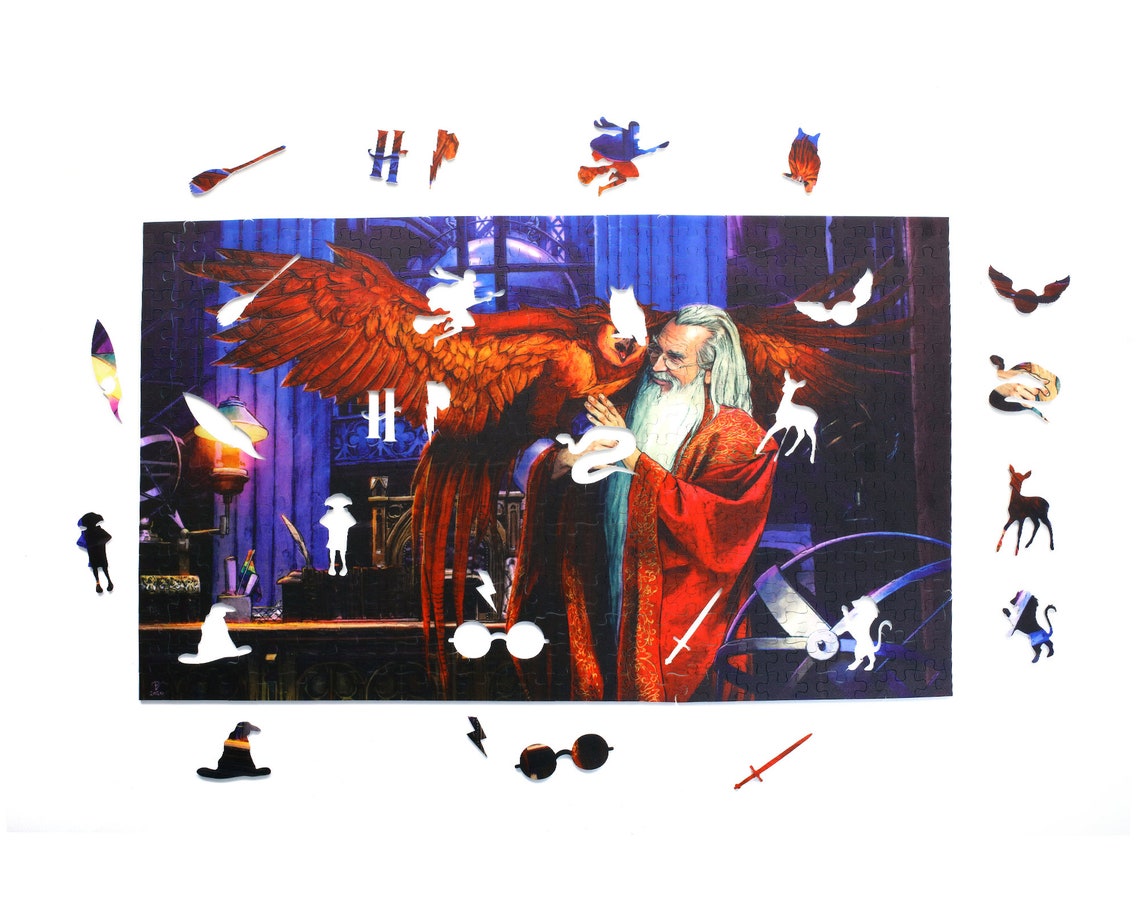 Harry potter Jigsaw Puzzle Jigsaw puzzle for adults 450 Etsy