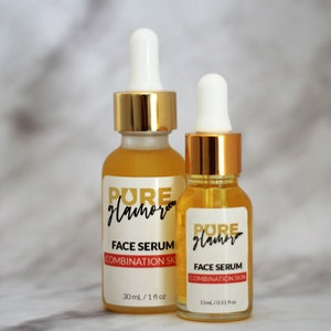 COMBINATION Skin Serum/ Organic Skin Moisturizer/ Vegan Face Serum/ Hydrating Serum