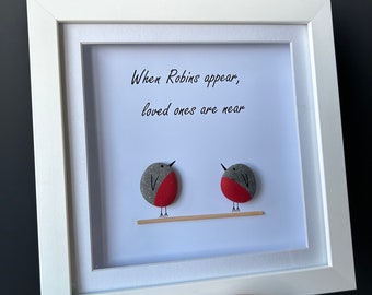 Robins Symbolize Hope: Handcrafted Robin Memorial Gift - Perfect Way to Honor a Loved One"