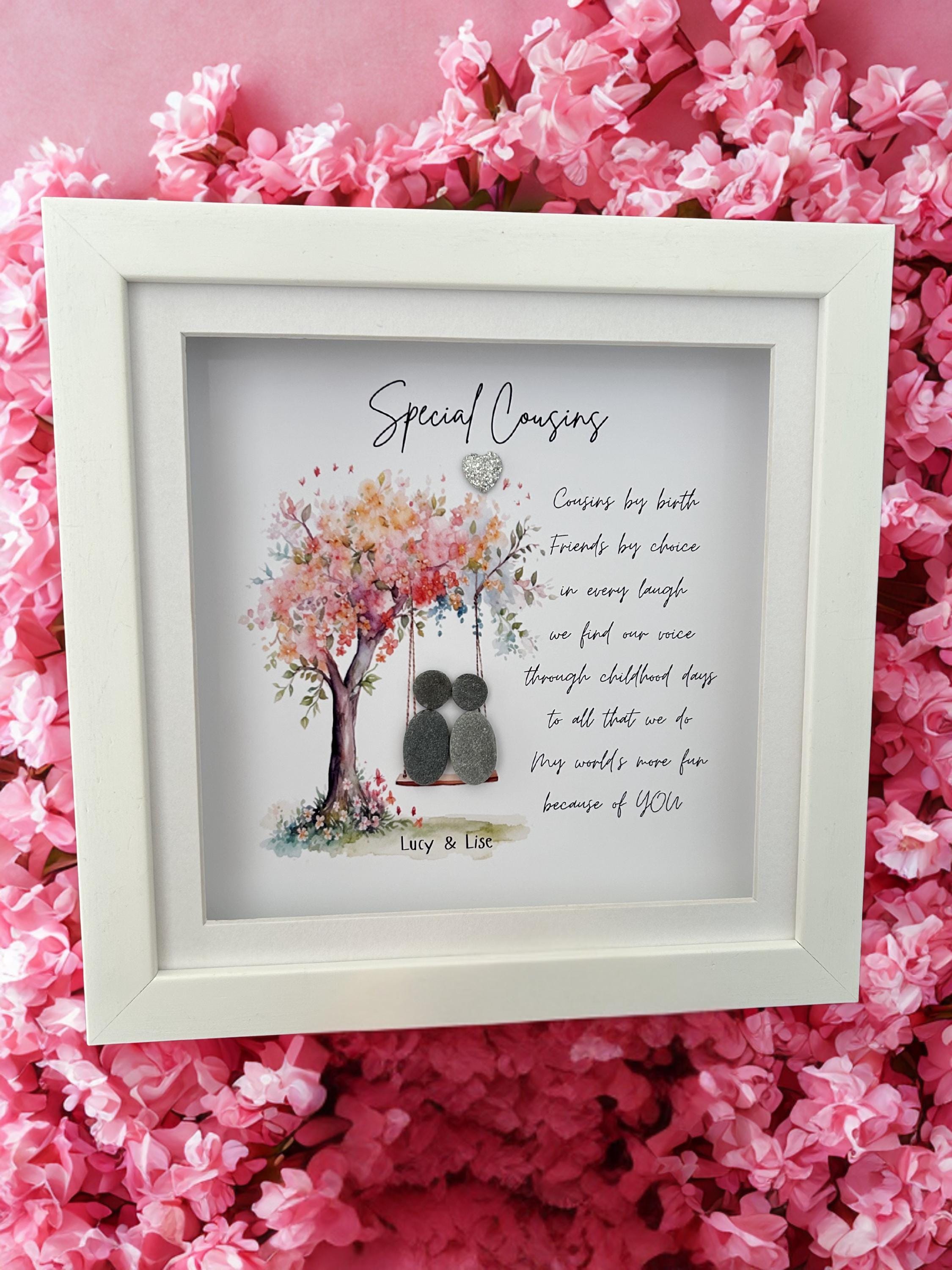 Birthday Gift for Her, Sentimental Cousin Gift, Wall Decor Art ...
