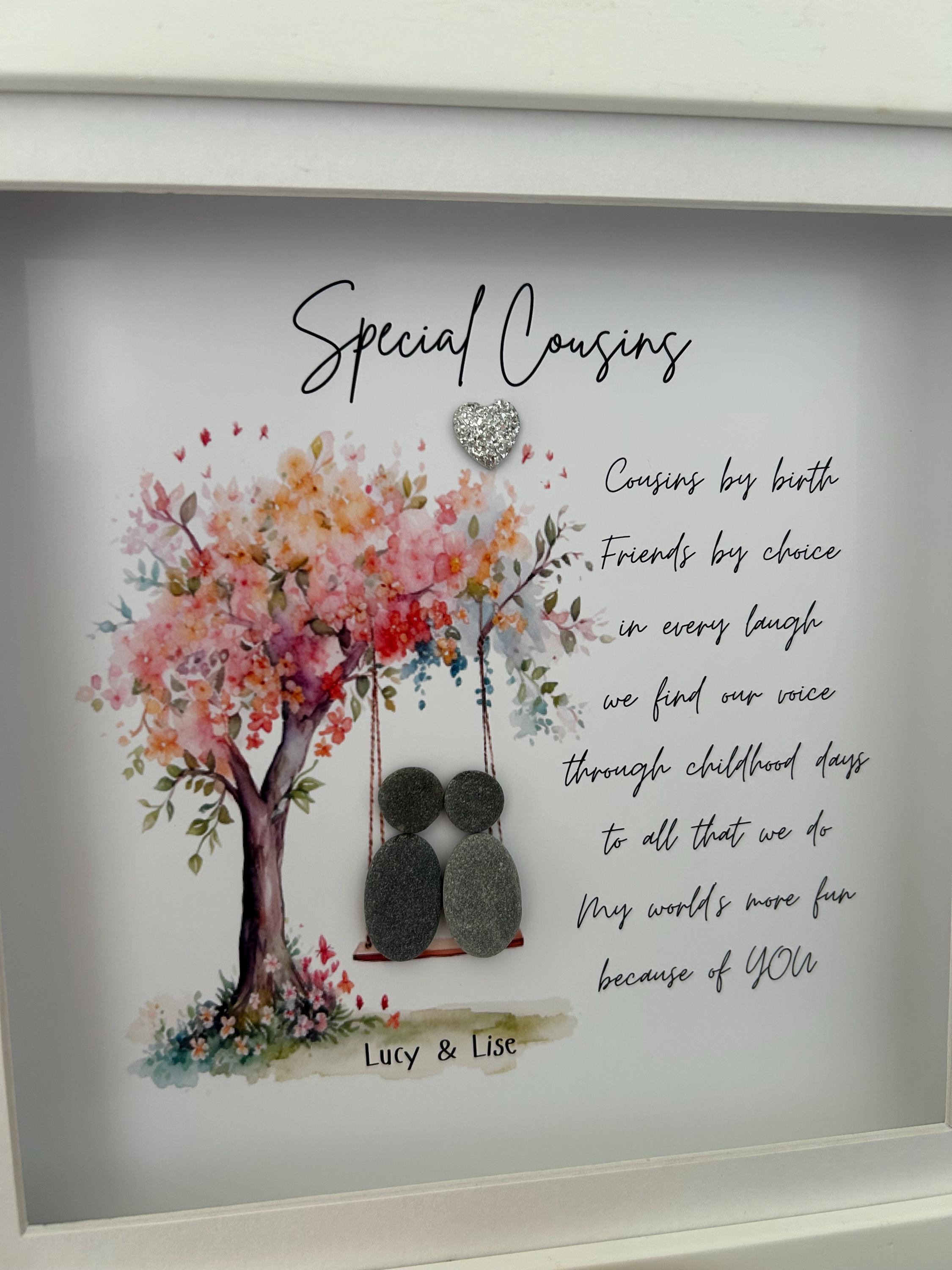 Birthday Gift for Her, Sentimental Cousin Gift, Wall Decor Art ...