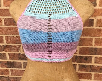 PDF Pattern Download ONLY*** Ladder to the Lattice Halter Top Crochet Pattern PDF Download- English only