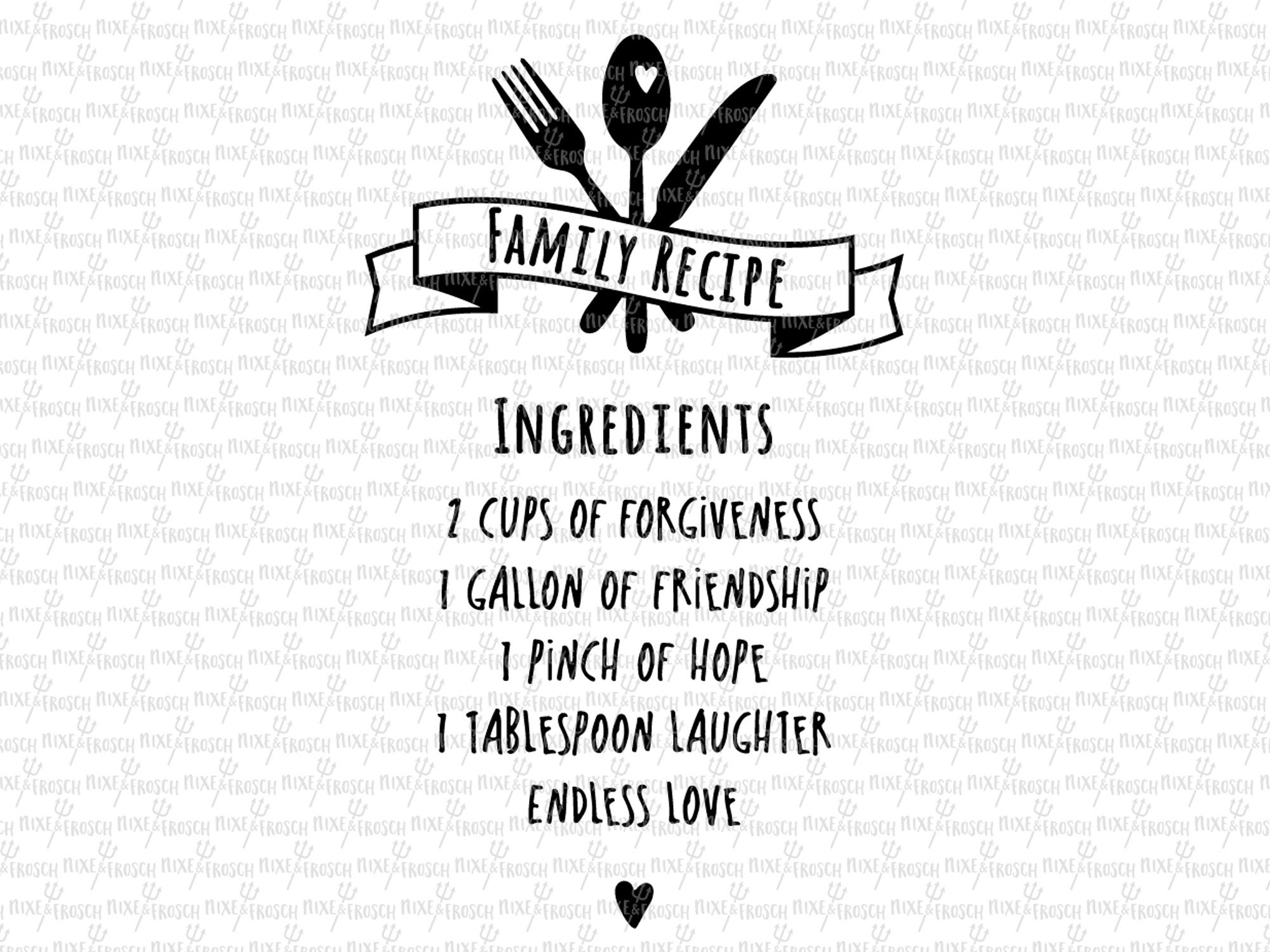 Free Free Family Recipe Svg 752 SVG PNG EPS DXF File