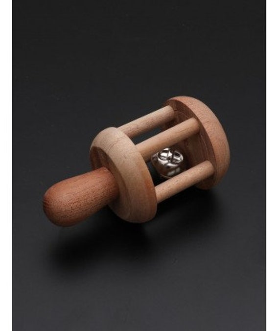 wooden bell rattle