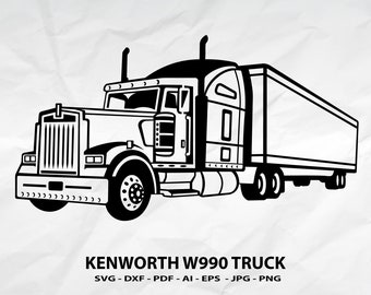 Free Free 134 Kenworth Semi Truck Svg SVG PNG EPS DXF File