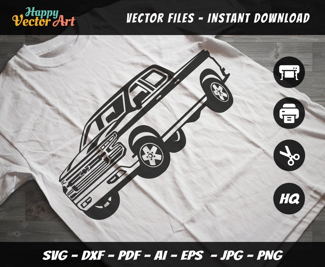 Free Free 345 Chevy Silverado Truck Svg SVG PNG EPS DXF File