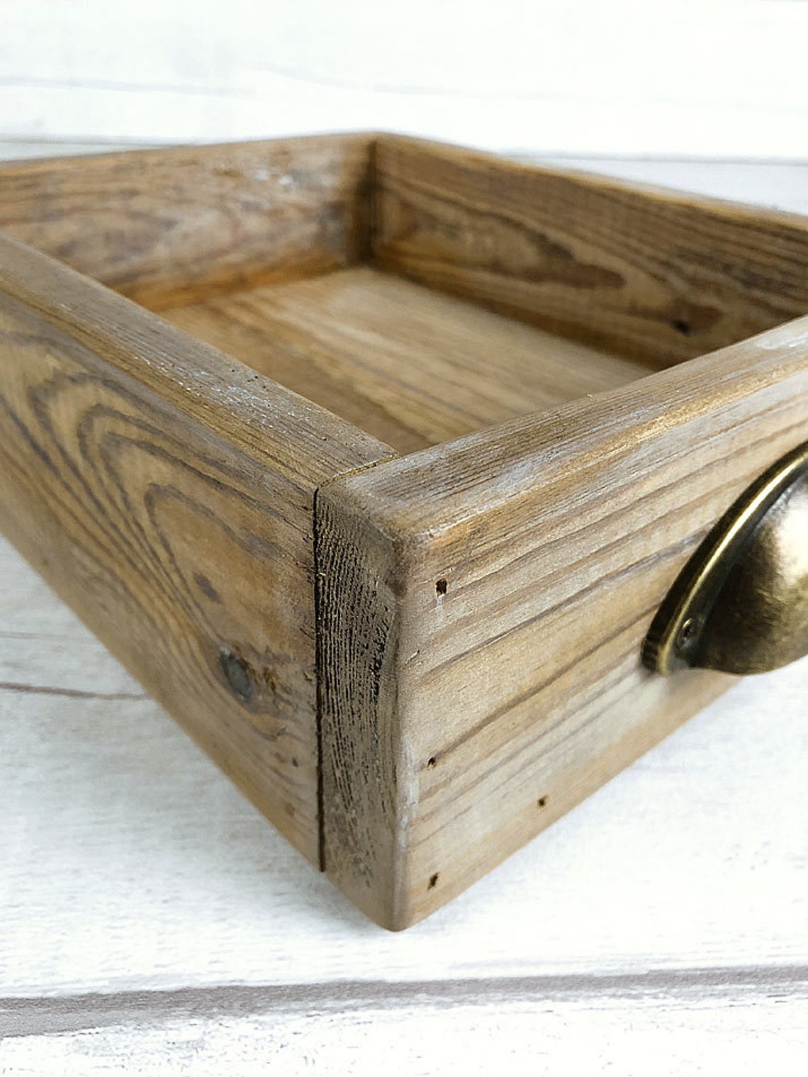 Kerrimuir Rustic Storage Tray Crate Medium Sturdy Heavyweight Etsy