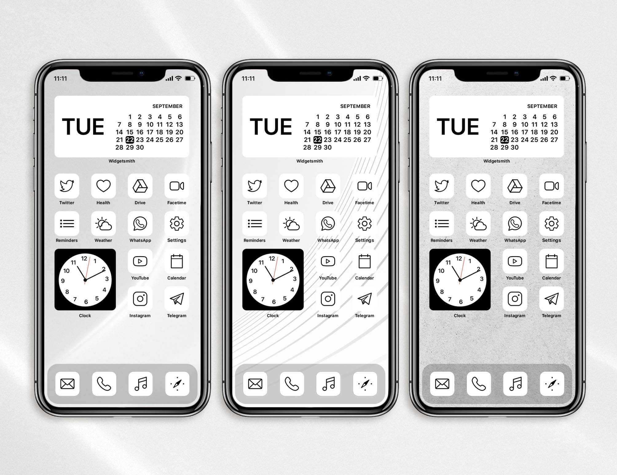 Ios Icon Pack White White Minimalist Ios App Icon Pack (digital Download) - Etsy