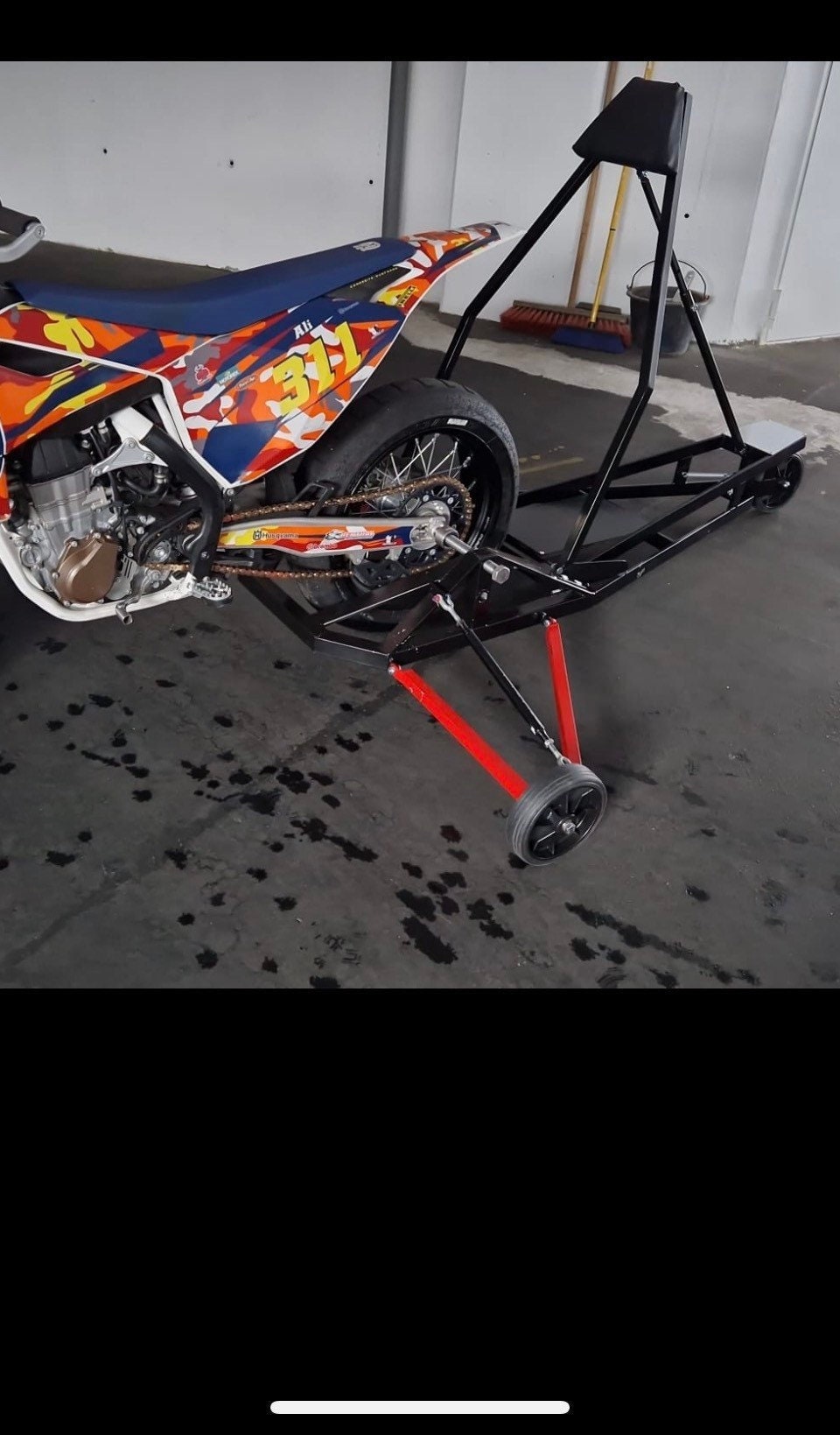 Motorcycle Wheelie Trainer Machine Simulation Training Dirt Bike