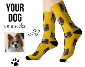 custom dog socks etsy