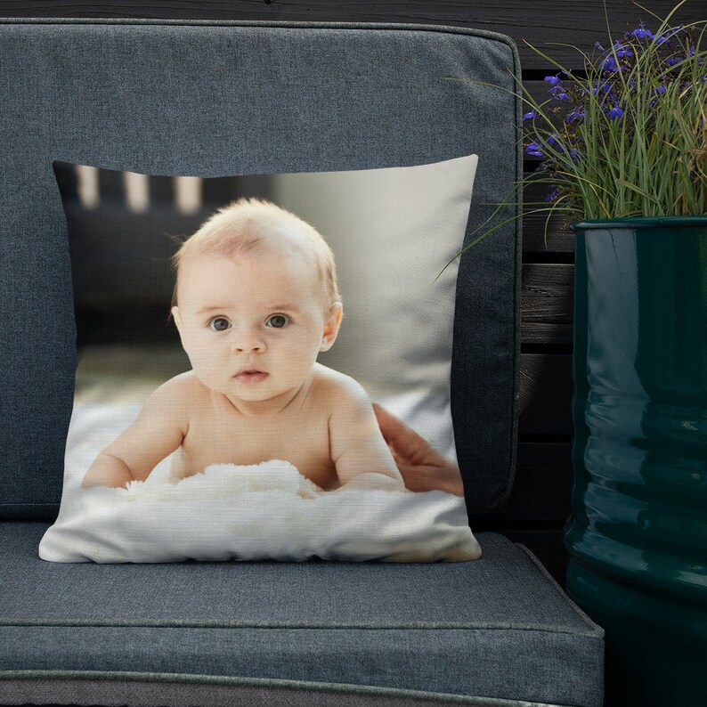 Custom Photo Pillow Personalized Photo Gift Memorial Gifts Etsy