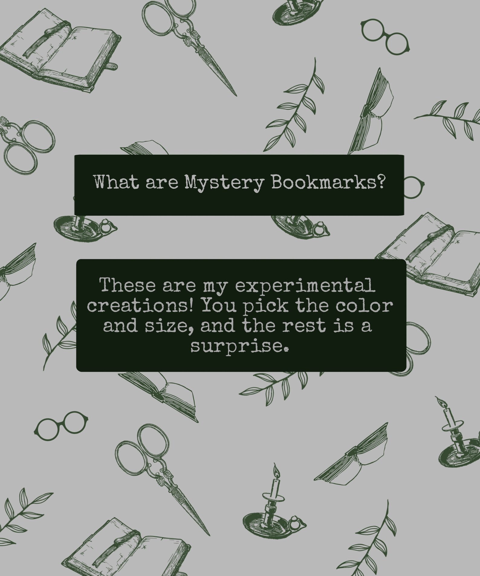 Mystery Bookmarks Resin Bookmarks Floral Bookmarks Milk - Etsy