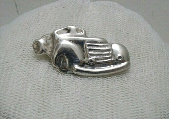 Gorgeous Chunky Sterling Silver Vintage Sports Car