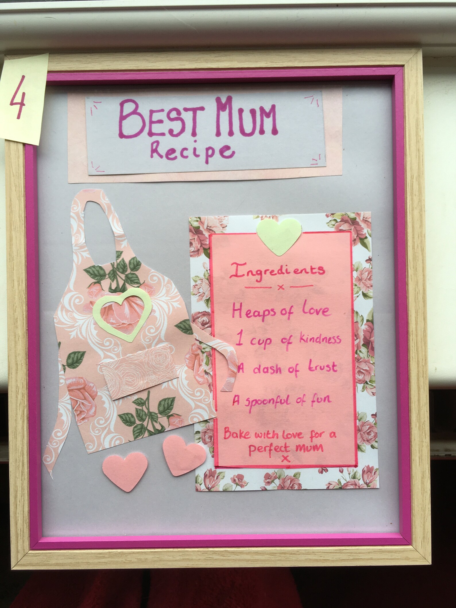 Mothers day Gift Best Mum gift handmade paper craft Etsy