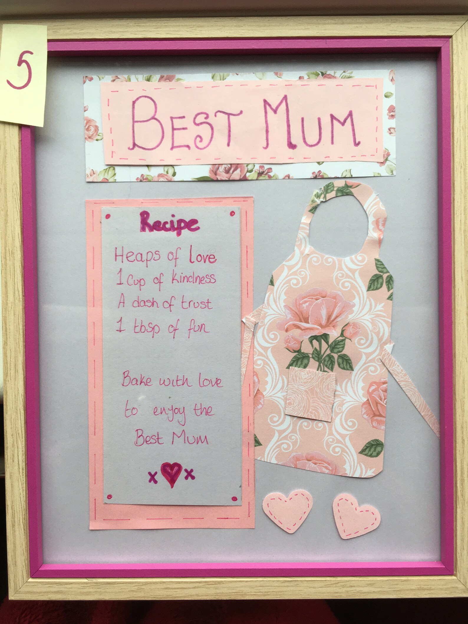 Mothers day Gift Best Mum gift handmade paper craft Etsy