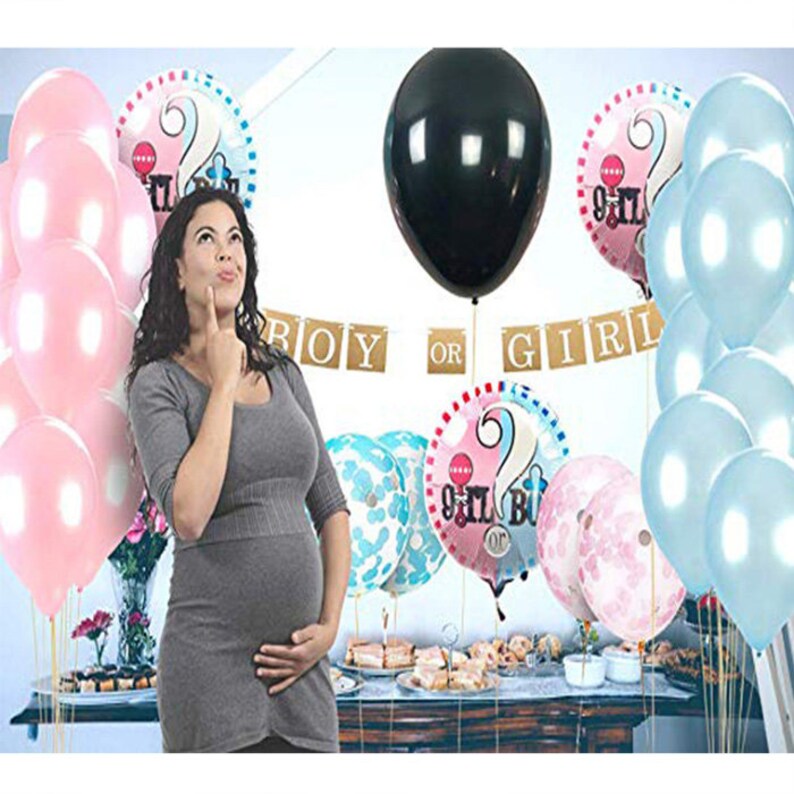 Kit Ballon Révélateur De Genre Football - Poudre Rose Et Bleue - Gender Reveal Party Soccer