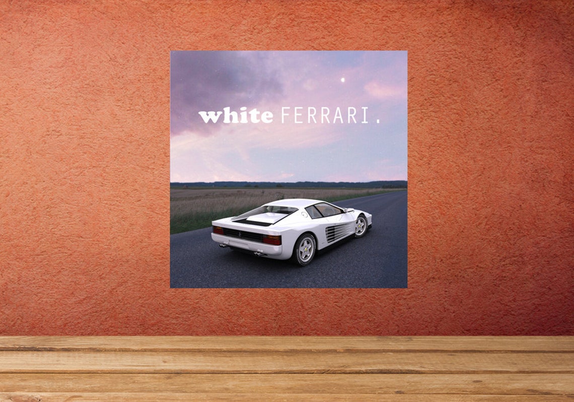 White ferrari frank ocean