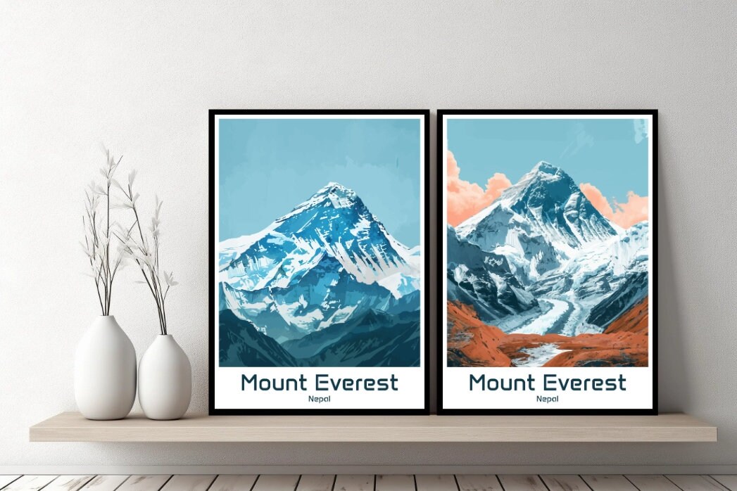 エベレスト ネパール ポスター 旅行 プリント エベレスト マハラングル