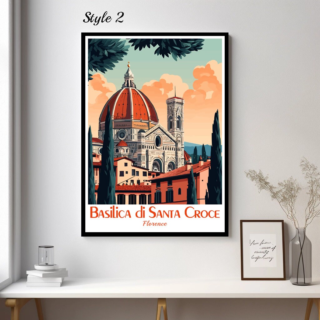 フィレンツェ大聖堂イタリアポスター旅行イタリア大聖堂プリント