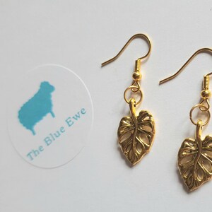 Monstera Leaf Earrings: Fun Plant Lover Jewelry image 3