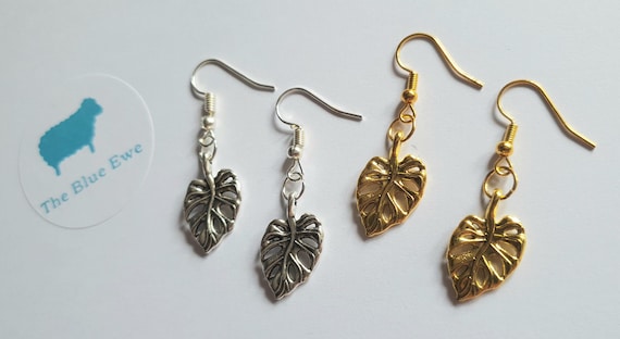 Monstera Leaf Earrings: Fun Plant Lover Jewelry