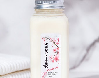 Valentina Jungle Milk | Liquid Milk Bath | Bath Milk | Bath Oil | Bath Soak | Ultra Hydrating | Rosacea | Vegan | Coconut Milk | Acne