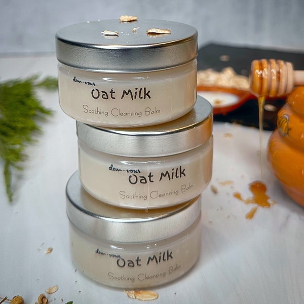 Oat Milk  Soothing Cleansing Balm | Oats +  Marshmallow | Eczema | normal to dry | sensitive