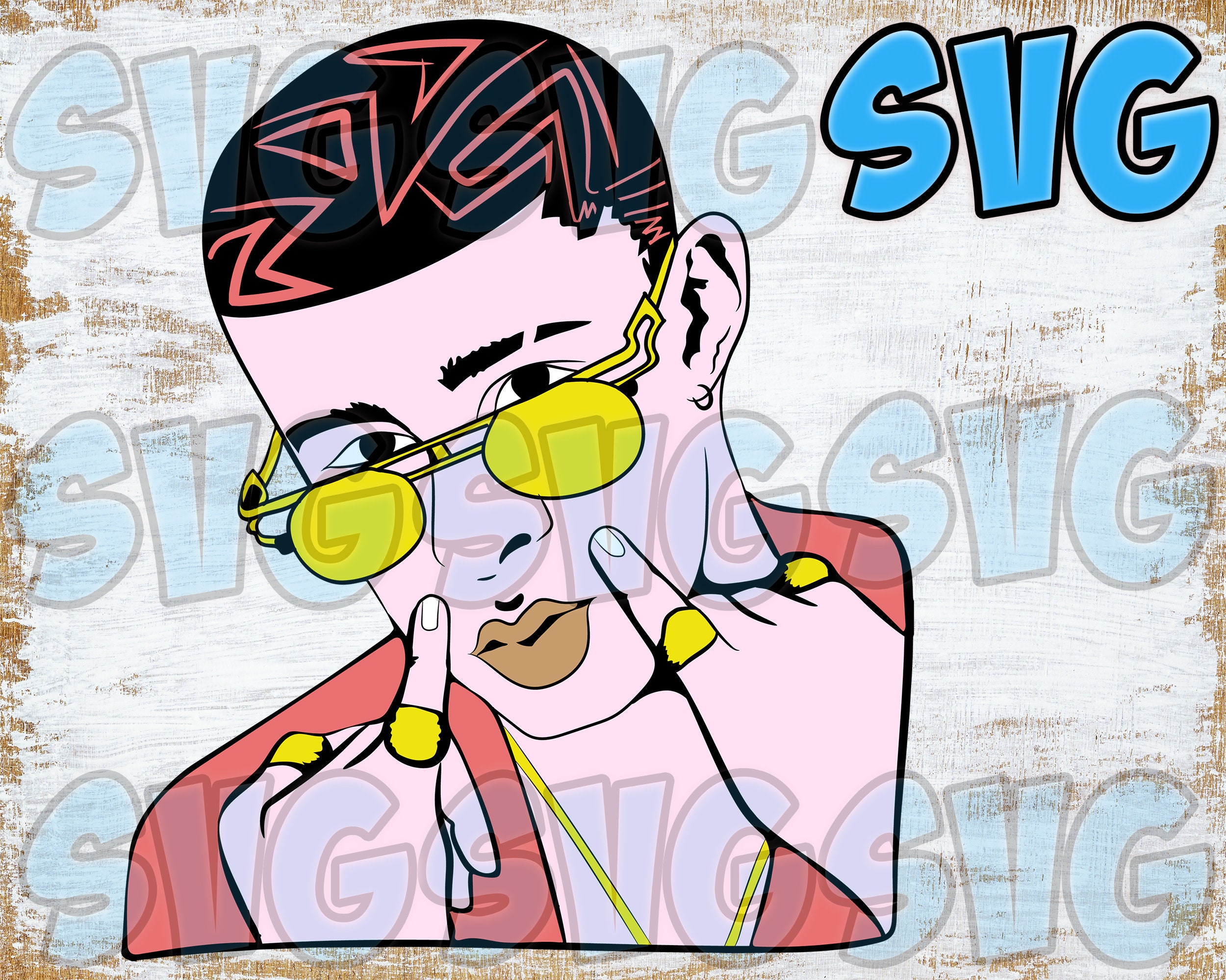 Free Free Bad Bunny Svg Images 462 SVG PNG EPS DXF File
