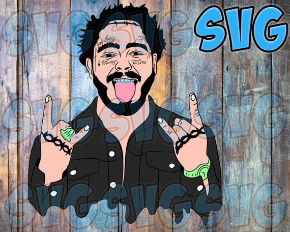 Post Malone SVG Post Malone Png Post Malone Cricut | Etsy