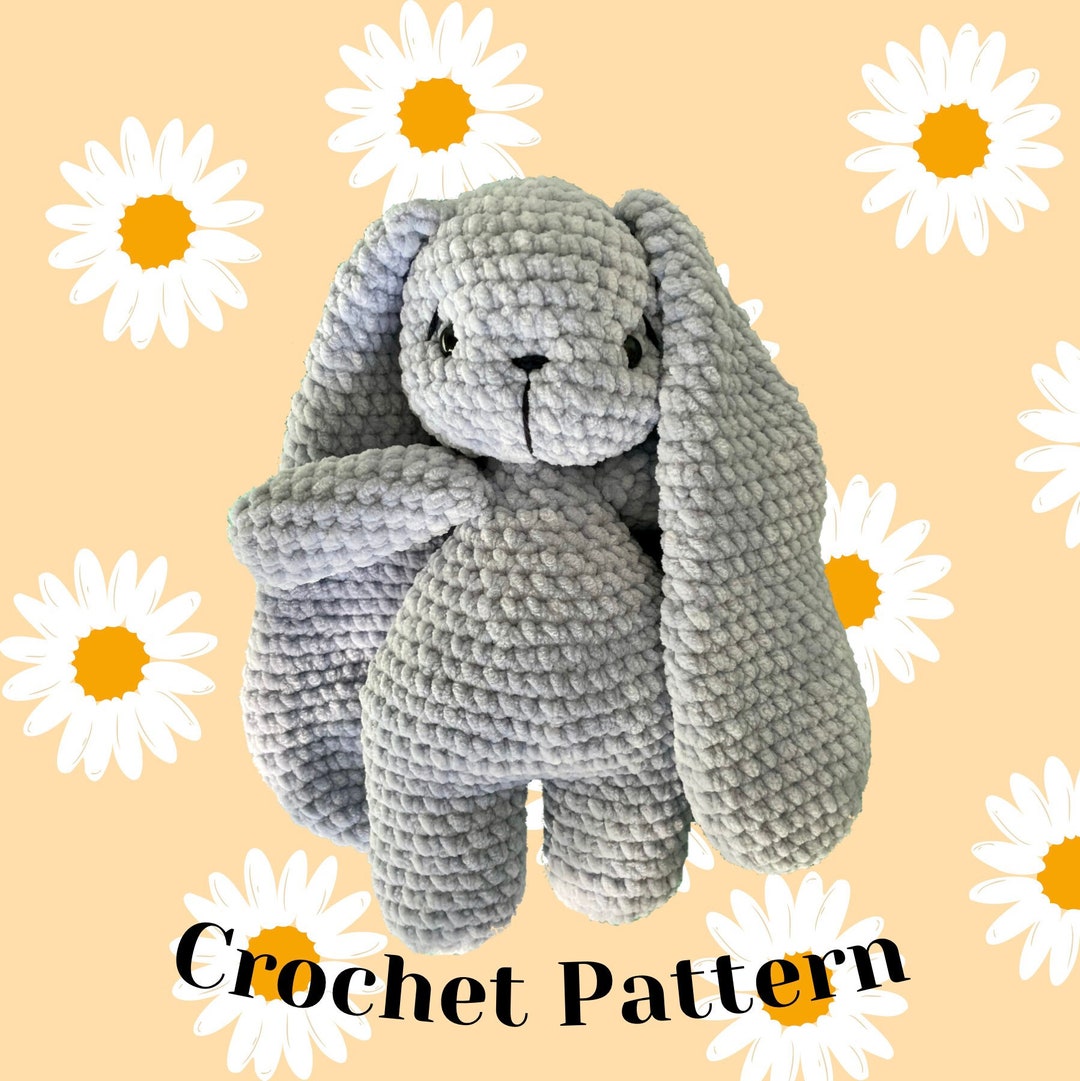 Amigurumi Floppy Eared Bunny Crochet Pattern - Etsy