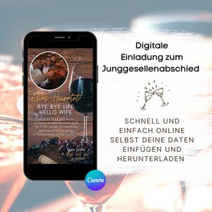 Digital invitation bachelor party man | eCard JGA | Digital Card For Men | Invitation card bachelors | Bachelor party