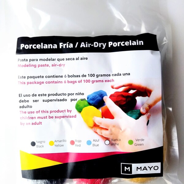 Porcelana Fria Flexible M mayo air dry porcelain