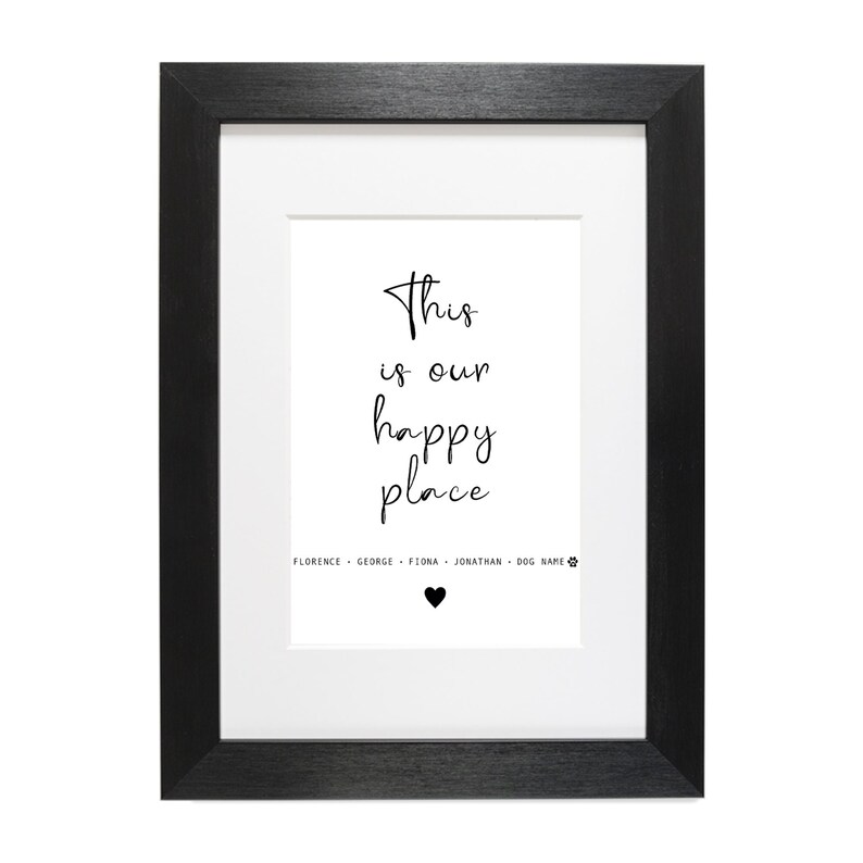 This is Our Happy Place Personalised Print Home Decor Etsy UK