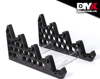 Sleek Honeycomb Quad Mechanical Keyboard Display Stand