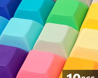 10pcs DSA Blank PBT Keycaps for Cherry MX Gateron Kailh Custom Mechanical Keyboard Build Split Ergo Dactyl Corne Sofle Lily58