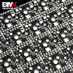 Amoeba Royale v2.0 Single-Switch PCB — Single Key PCB, Handwired, Mechanical Keyboard, LED light, Dactyl Manuform,
