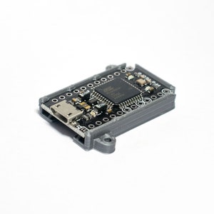 Snap-Fit Microcontroller Mount for Arduino Pro Micro, Elite-C, Elite-Pi, Teensy, RasPi Pico