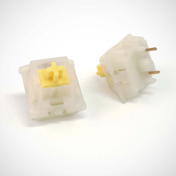 Gateron Milky Yellow Pro Switches for Mechanical Keyboard Builder – Linear Switch for Custom Mech Keyboard Enthusiast